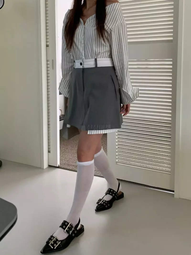 Rooms shop - Korean Women Fashion - #shopsmall - Dobi Skirt - 9