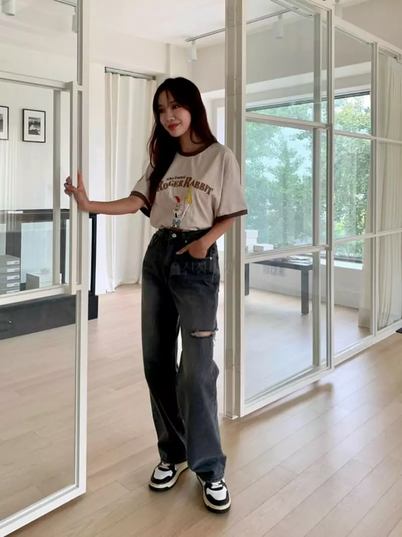 Rooms shop - Korean Women Fashion - #thatsdarling - Rabbot Tee - 12