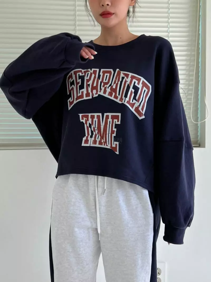 Rooms shop - Korean Women Fashion - #thelittlethings - Time Sweatshirt - 5