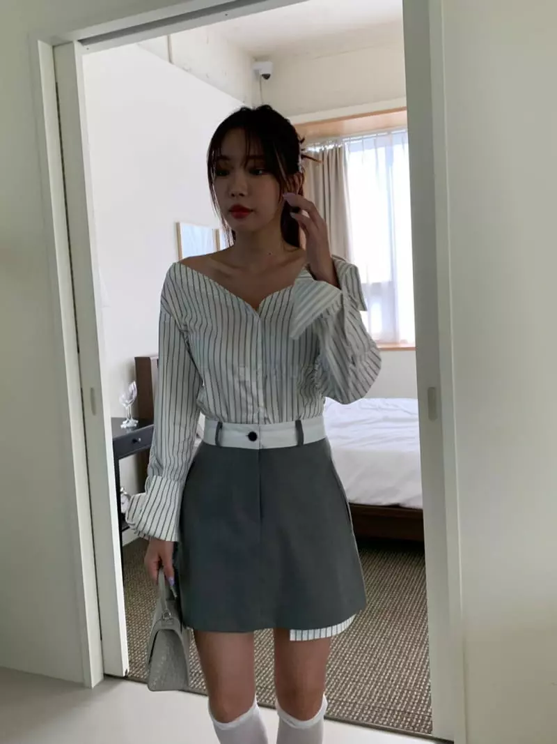 Rooms shop - Korean Women Fashion - #womensfashion - Dobi Skirt - 4