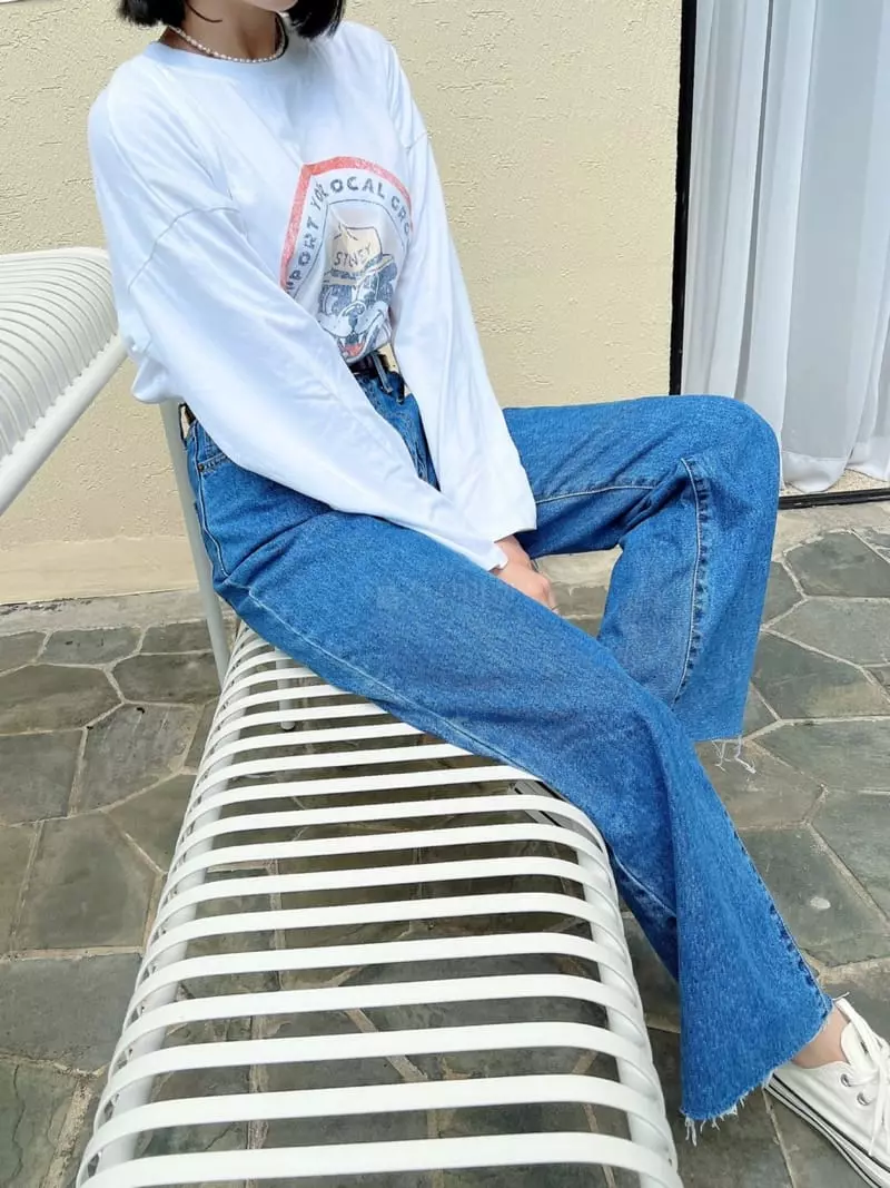 Rooms shop - Korean Women Fashion - #womensfashion - Denim Jeans - 11