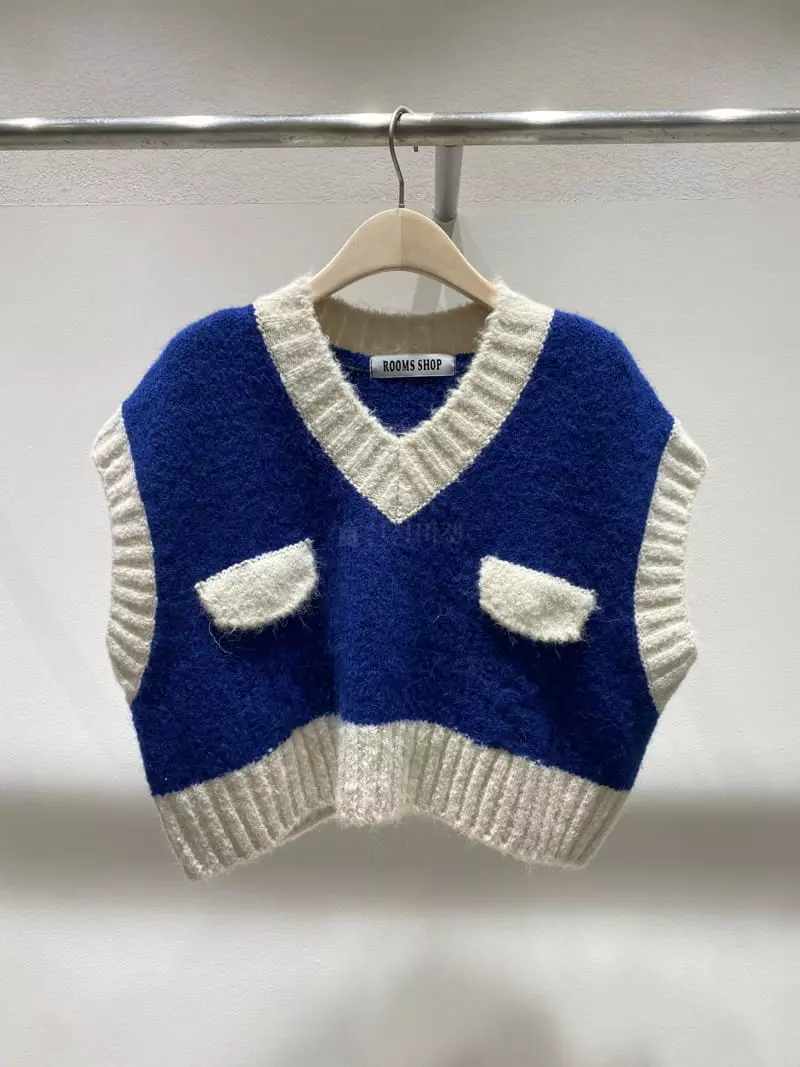 Rooms shop - Korean Women Fashion - #womensfashion - Pocket Vest - 2