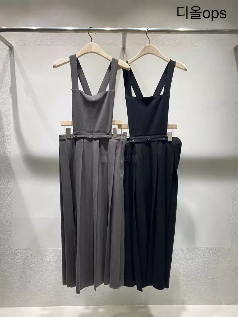 Rooms shop - Korean Women Fashion - #womensfashion - Wrinkle One-piece - 5