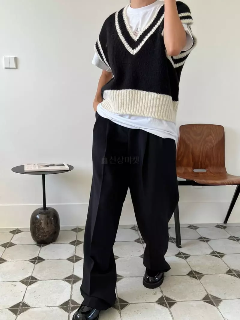 Rooms shop - Korean Women Fashion - #womensfashion - Seven Knit Tee - 11