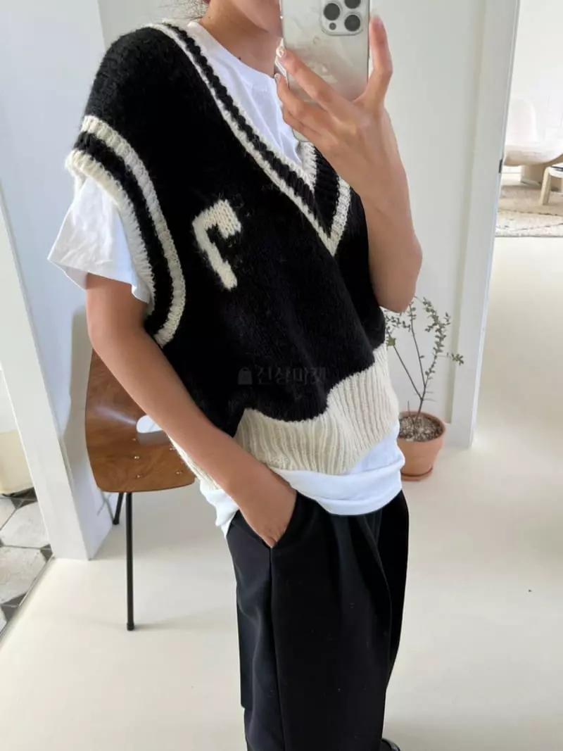 Rooms shop - Korean Women Fashion - #womensfashion - Seven Knit Tee - 9