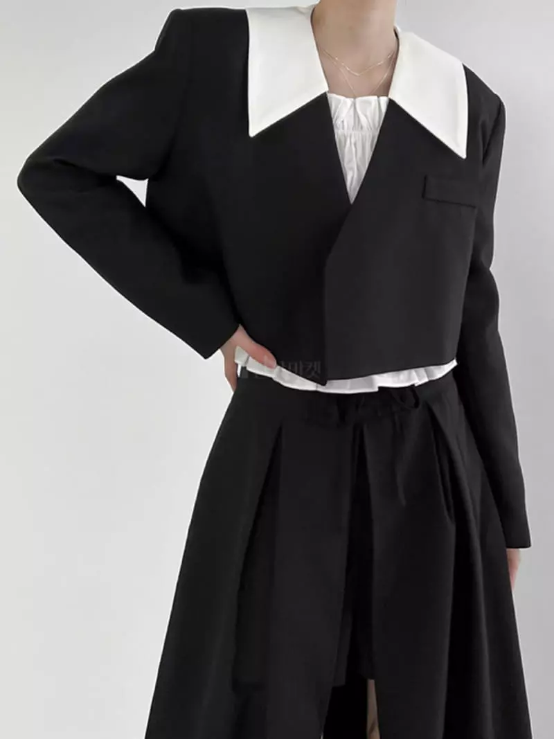 Rooof - Korean Women Fashion - #momslook - Sailor Jakcet - 3