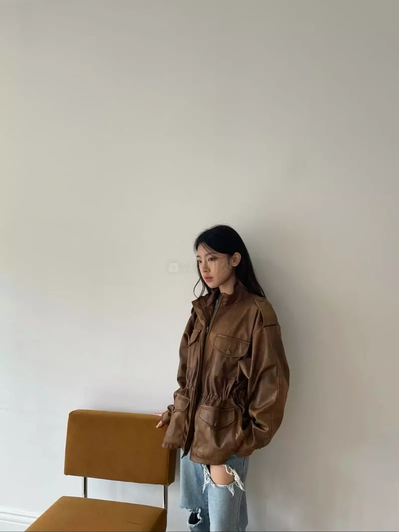 Rooof - Korean Women Fashion - #momslook - Vintage Field Jacket - 7