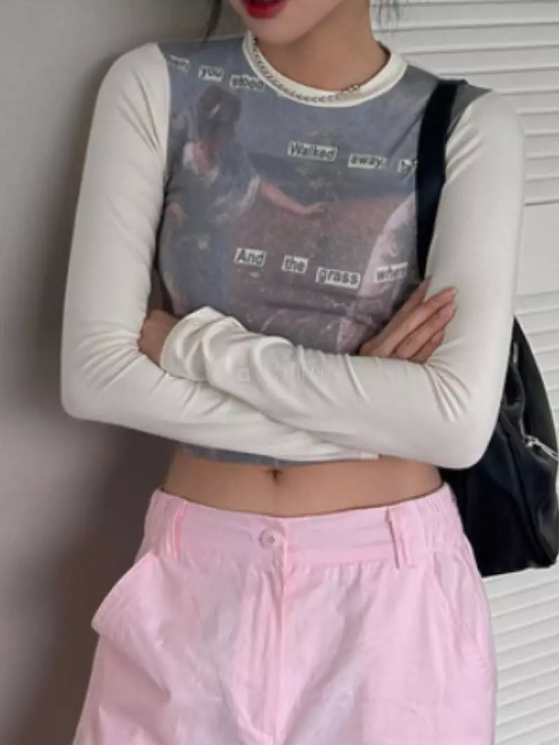 Rooof - Korean Women Fashion - #momslook - Vincent Tee - 5