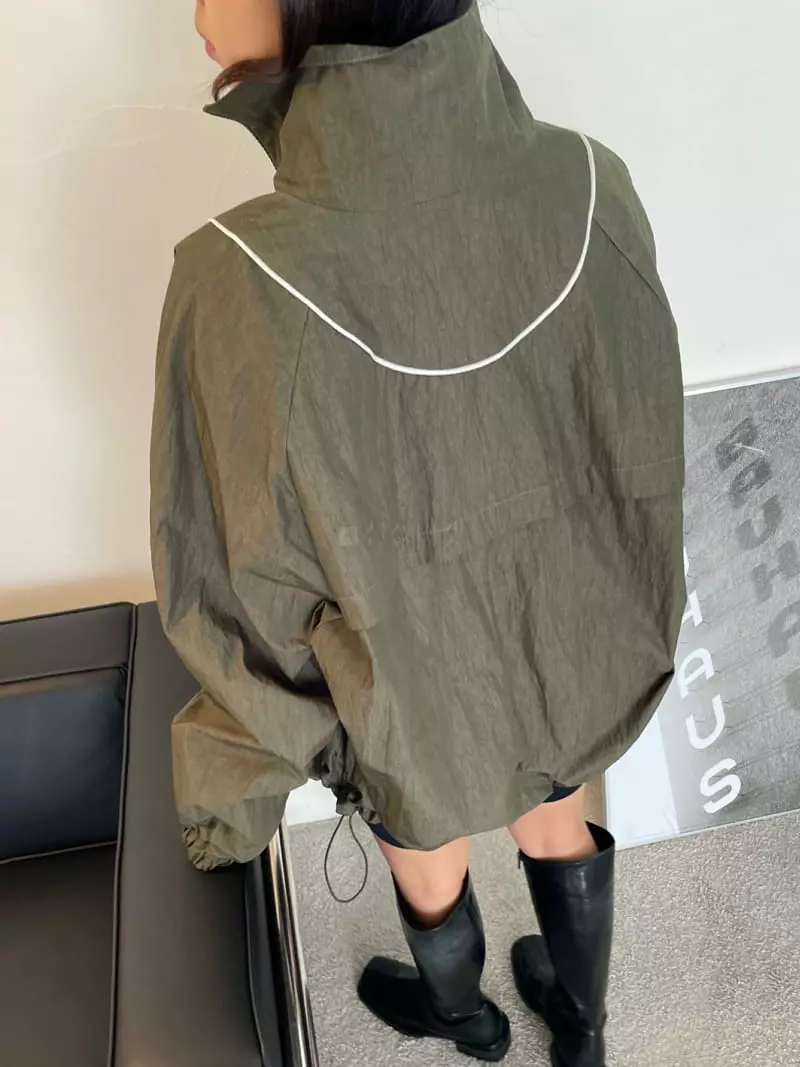 Rooof - Korean Women Fashion - #momslook - Track Jumper - 10