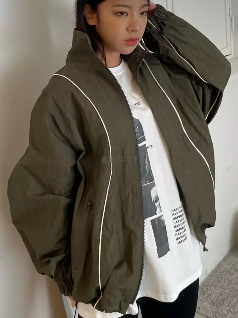 Rooof - Korean Women Fashion - #momslook - Track Jumper - 8
