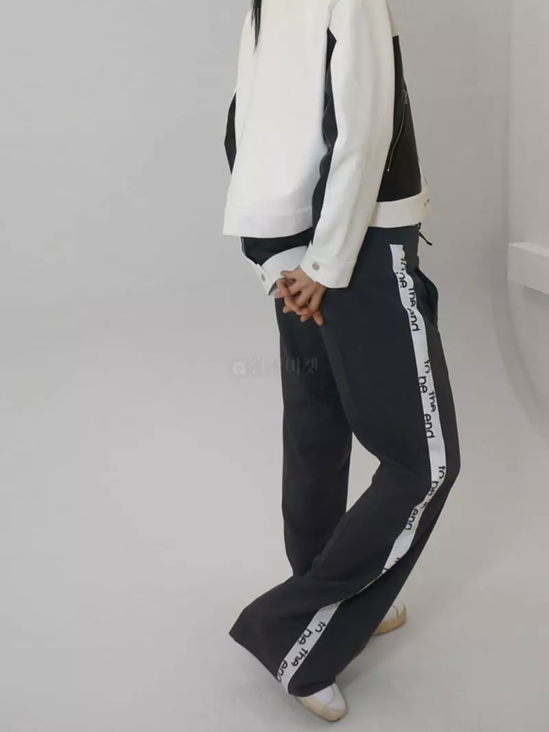 Rooof - Korean Women Fashion - #momslook - Track Pants - 5