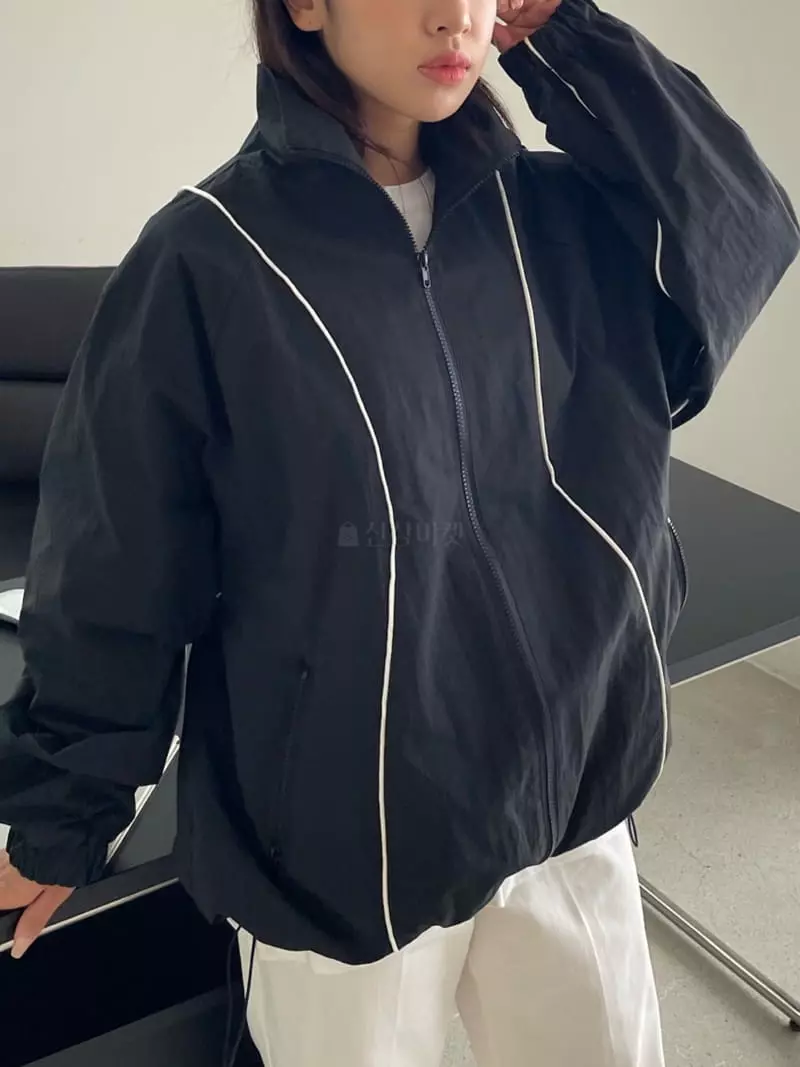 Rooof - Korean Women Fashion - #restrostyle - Track Jumper