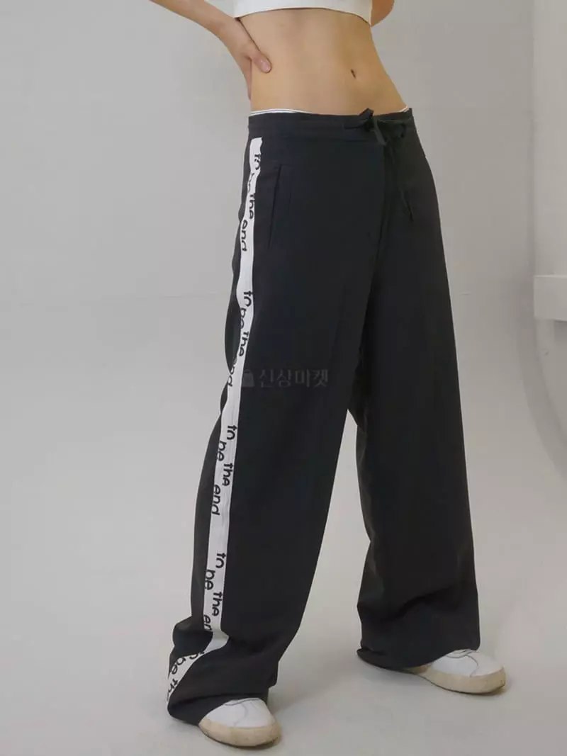 Rooof - Korean Women Fashion - #romanticstyle - Track Pants