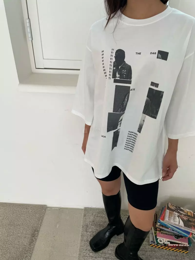 Rooof - Korean Women Fashion - #thelittlethings - Two Shop Box Tee - 3
