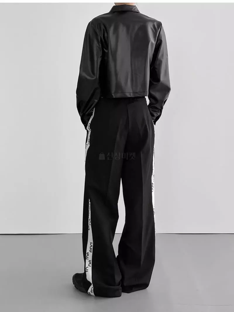 Rooof - Korean Women Fashion - #vintageinspired - Leather Zip-up - 5