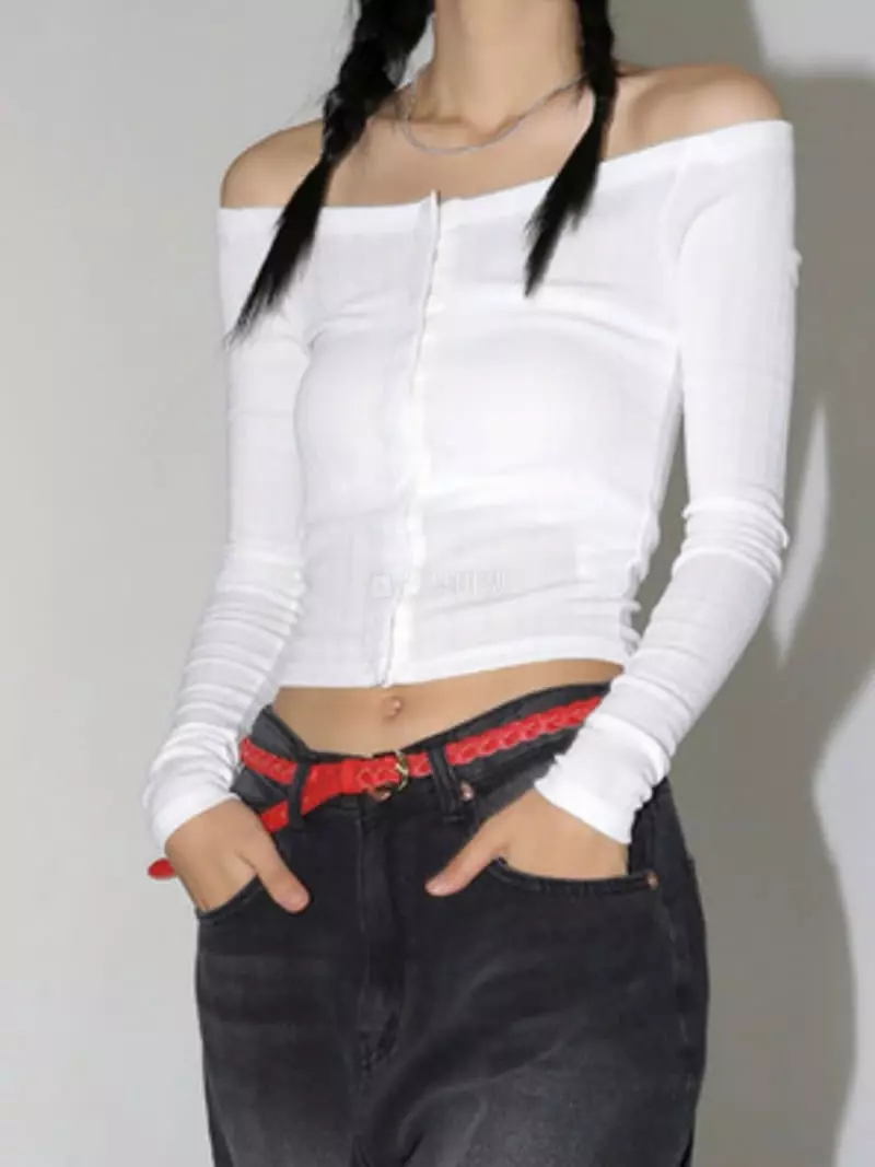 Rooof - Korean Women Fashion - #womensfashion - Off Cardigan - 11