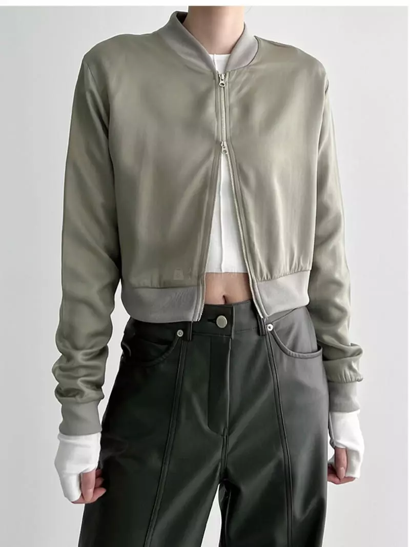 Rooof - Korean Women Fashion - #womensfashion - Autumn Jacket - 2