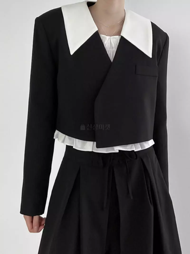 Rooof - Korean Women Fashion - #momslook - Sailor Jakcet - 4