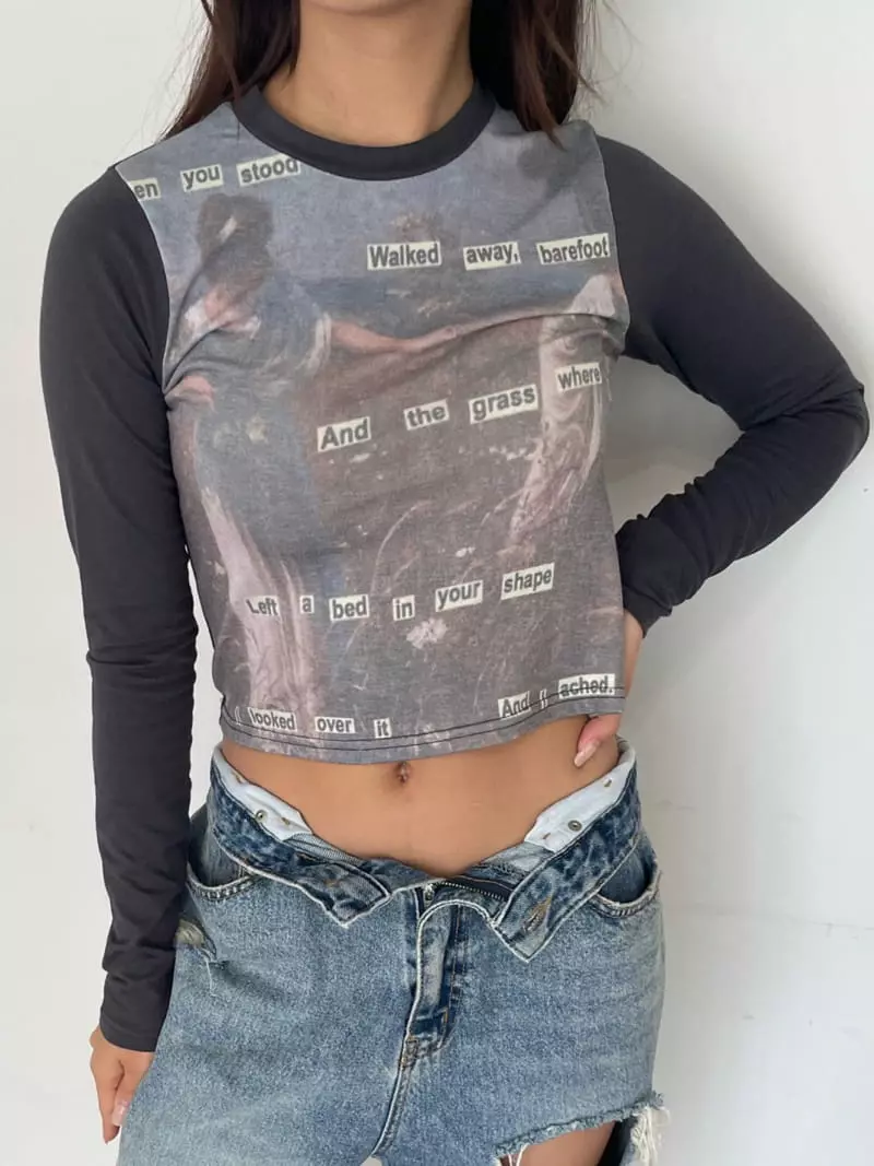 Rooof - Korean Women Fashion - #womensfashion - Vincent Tee - 6