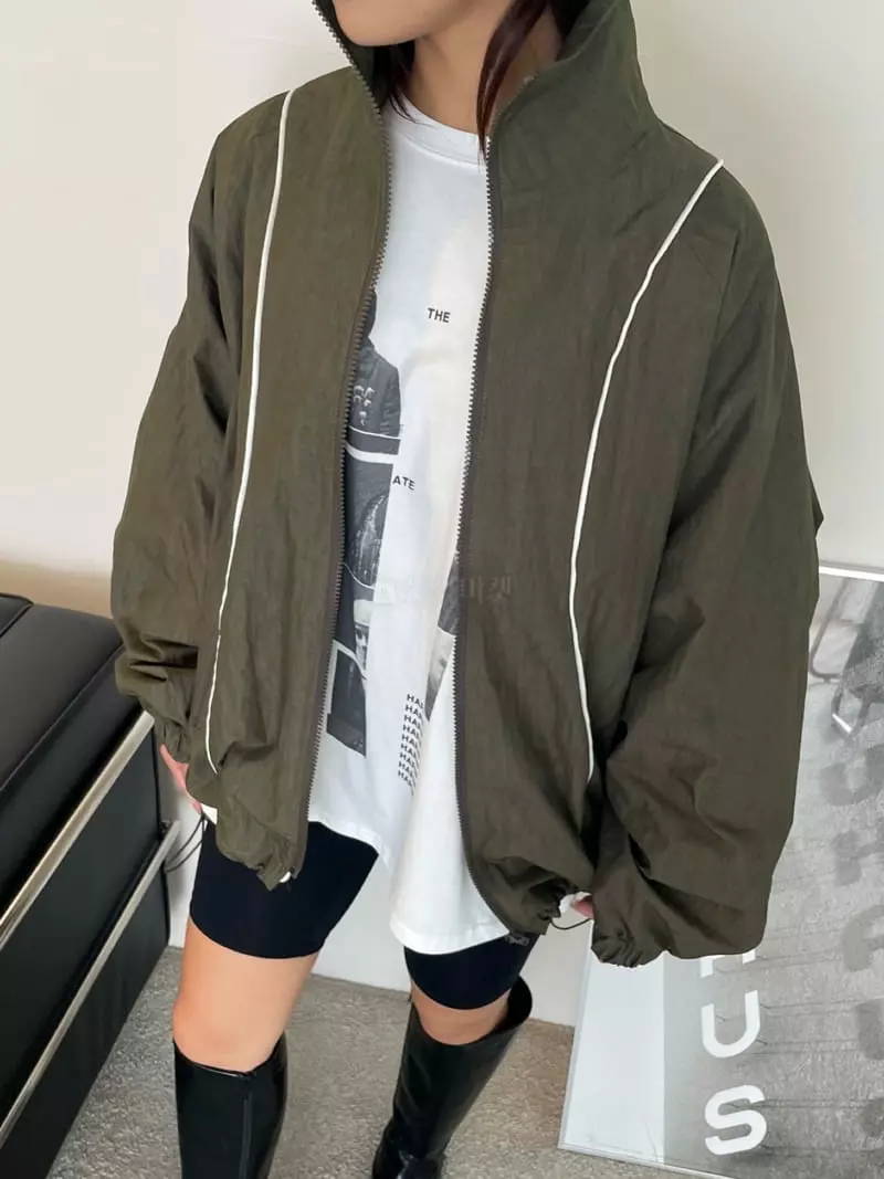 Rooof - Korean Women Fashion - #womensfashion - Track Jumper - 7