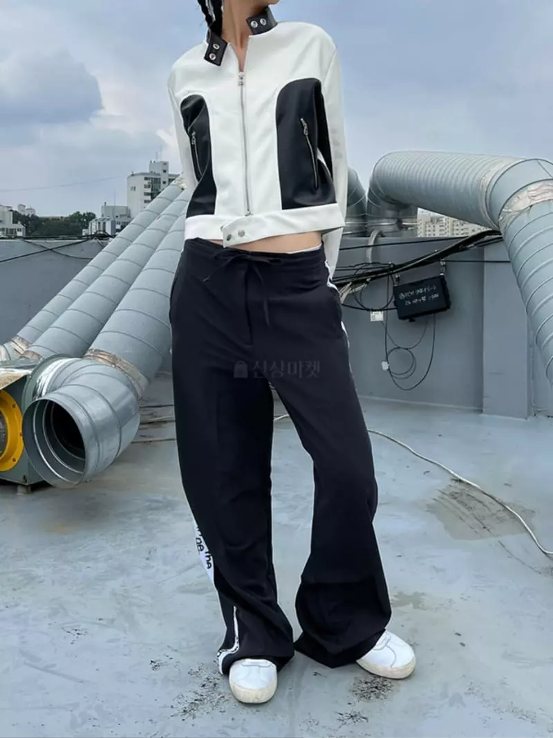 Rooof - Korean Women Fashion - #womensfashion - Track Pants - 12