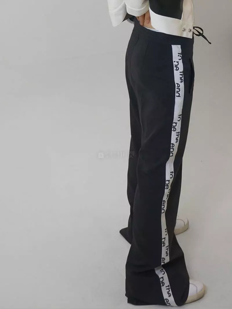 Rooof - Korean Women Fashion - #womensfashion - Track Pants - 8