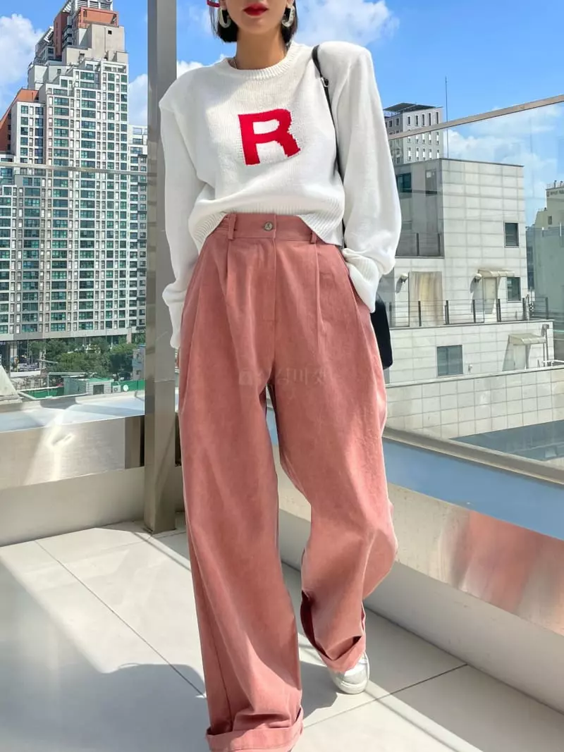 Ryon - Korean Women Fashion - #momslook - Pigment Pants
