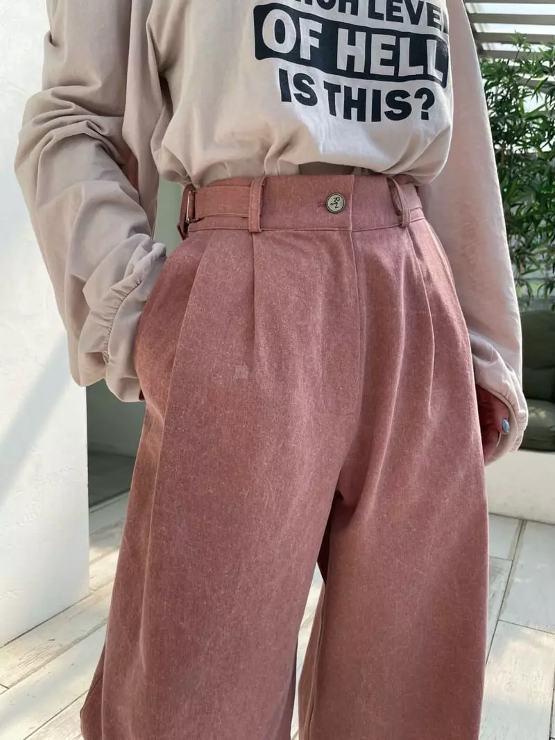 Ryon - Korean Women Fashion - #momslook - Pigment Pants - 3