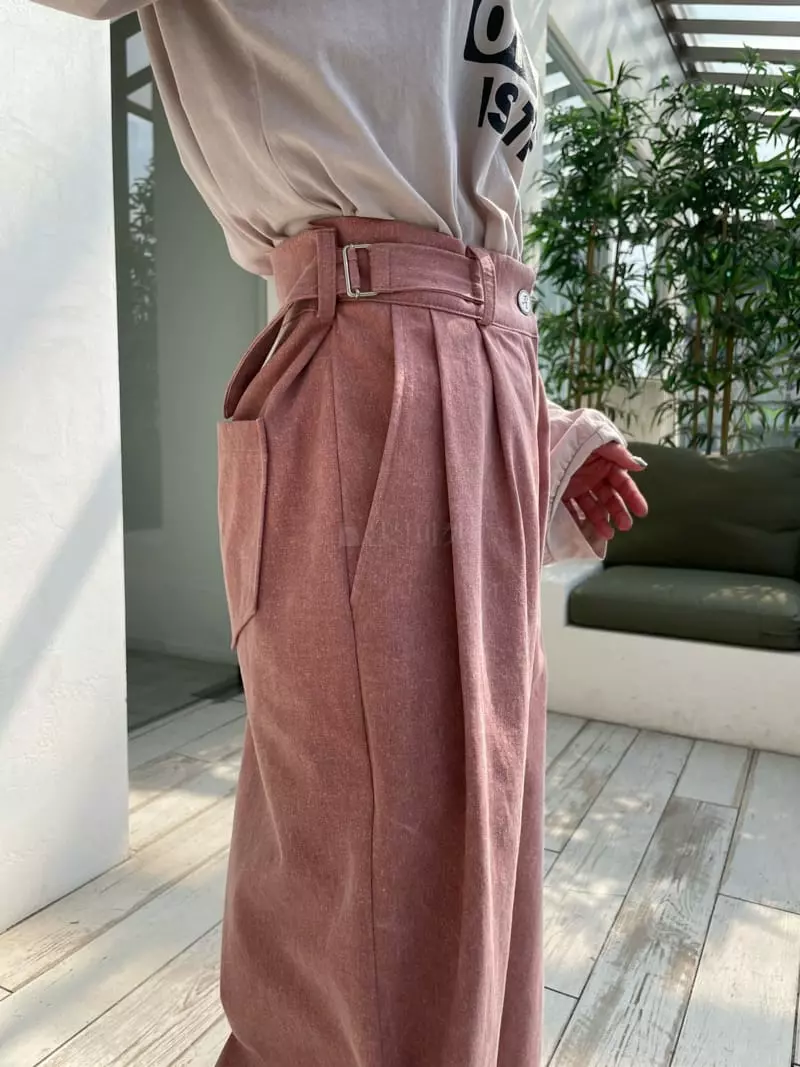 Ryon - Korean Women Fashion - #momslook - Pigment Pants - 4