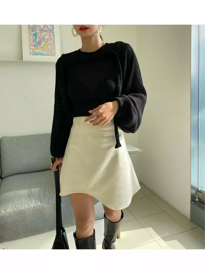 Ryon - Korean Women Fashion - #momslook - Wave Skirt - 6