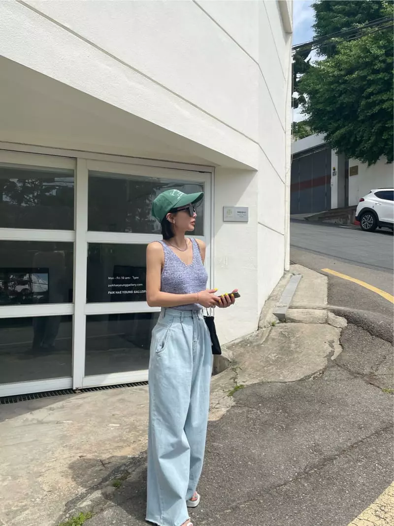 Ryon - Korean Women Fashion - #momslook - Wide Jeans - 7