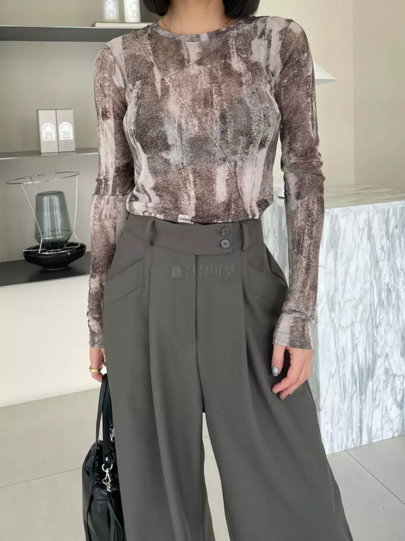 Ryon - Korean Women Fashion - #momslook - Mable Tee - 5