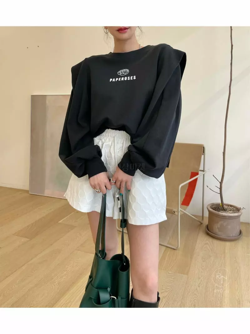 Ryon - Korean Women Fashion - #momslook - Rose Sweatshirt - 12