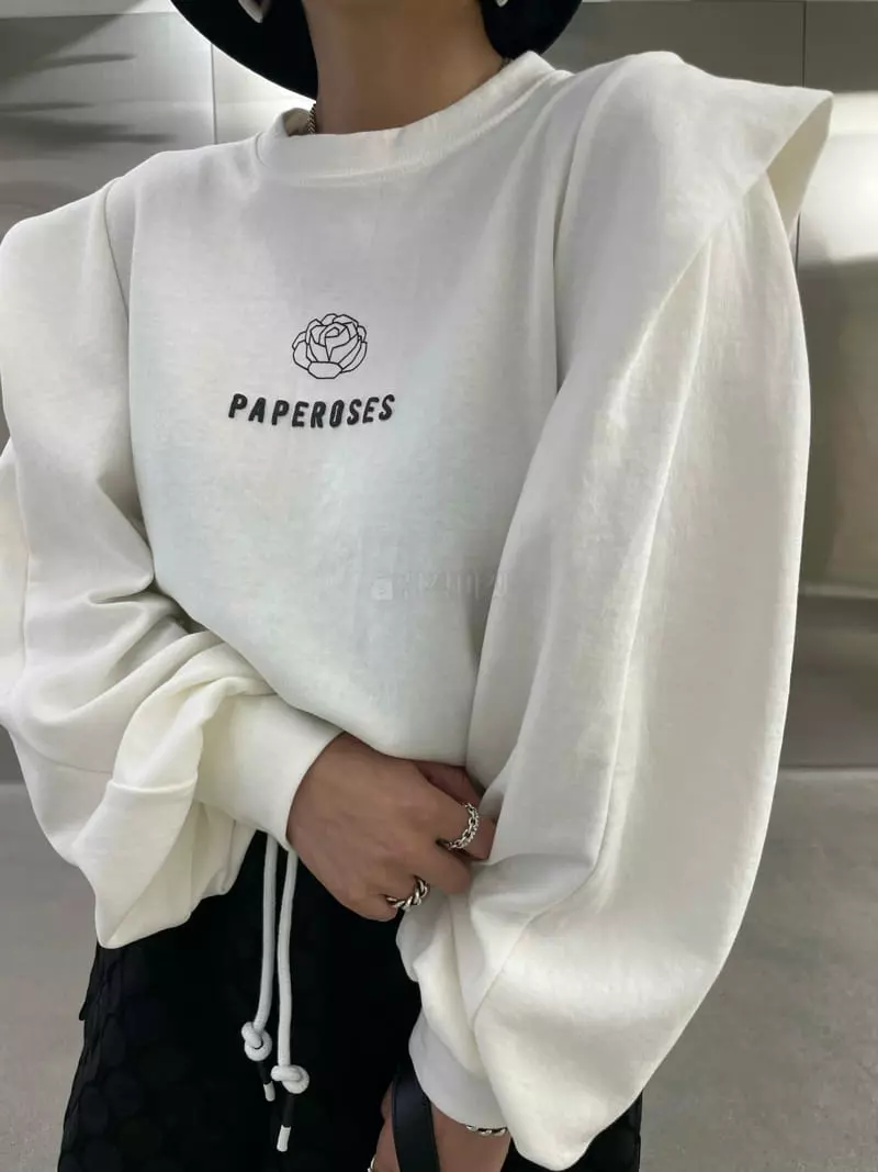 Ryon - Korean Women Fashion - #momslook - Rose Sweatshirt - 8