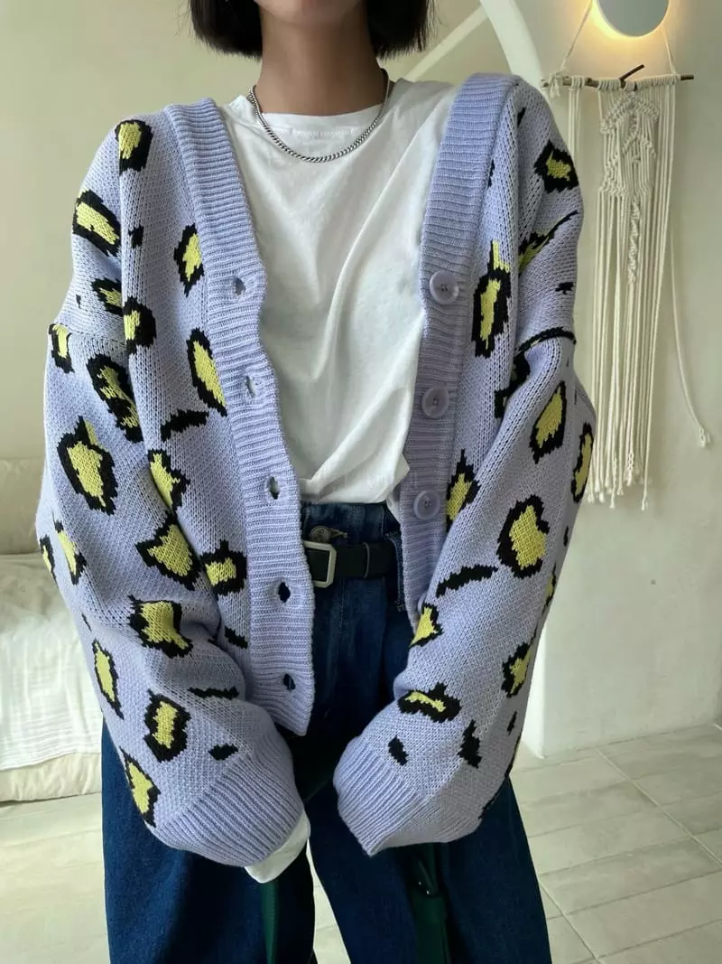 Ryon - Korean Women Fashion - #momslook - Leo V Cardigan - 12