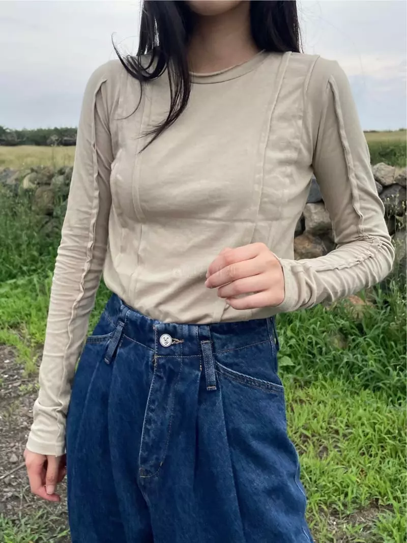 Ryon - Korean Women Fashion - #momslook - Deggi Tee - 6