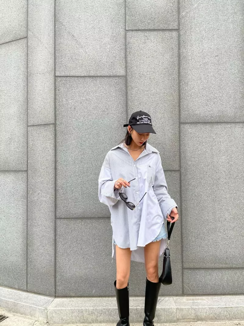 Ryon - Korean Women Fashion - #momslook - Stripes Color Shirt