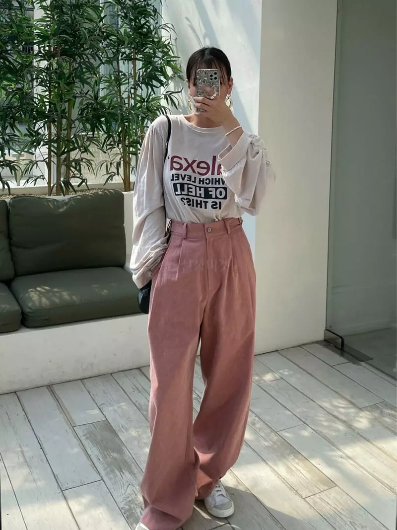 Ryon - Korean Women Fashion - #pursuepretty - Pigment Pants - 9