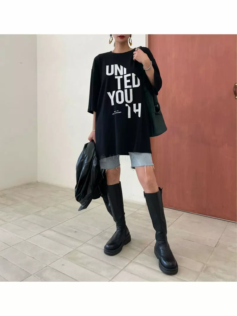Ryon - Korean Women Fashion - #restrostyle - Us Tee - 2