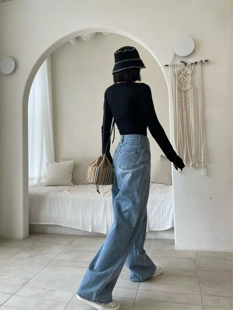Ryon - Korean Women Fashion - #romanticstyle - Wrinke W Pants - 6