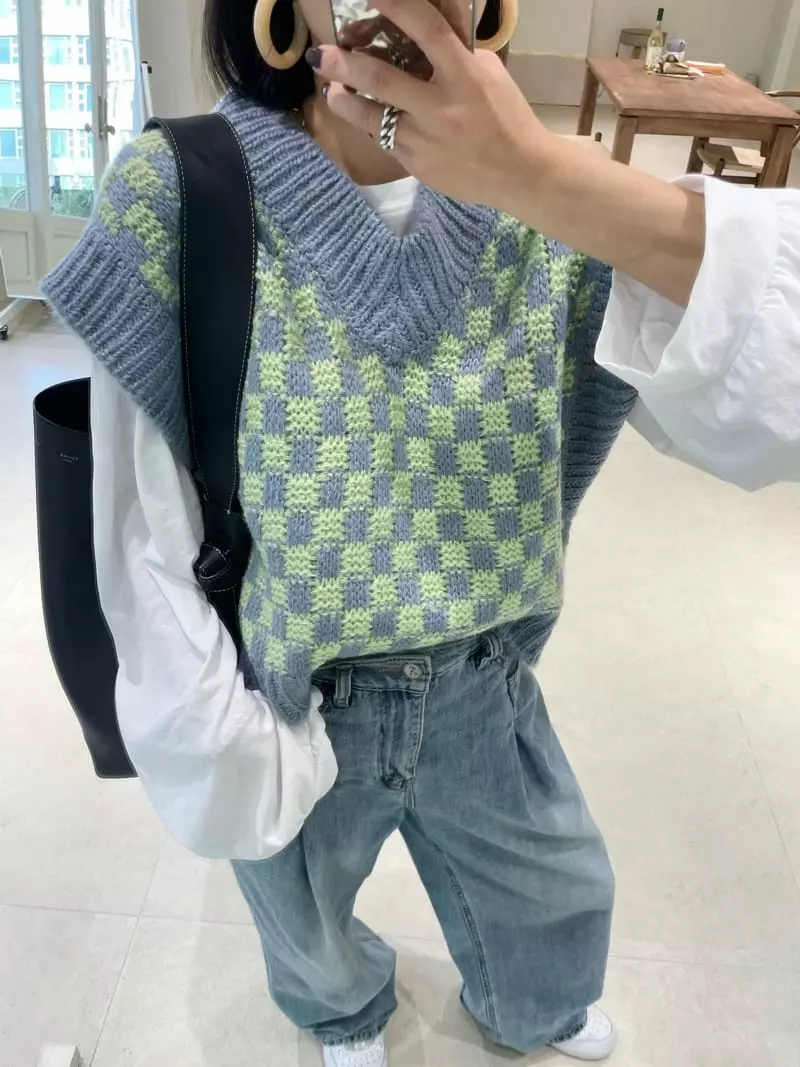 Ryon - Korean Women Fashion - #thatsdarling - Chess Vest - 9