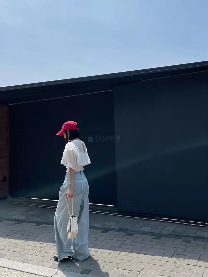 Ryon - Korean Women Fashion - #thatsdarling - Wide Jeans - 3