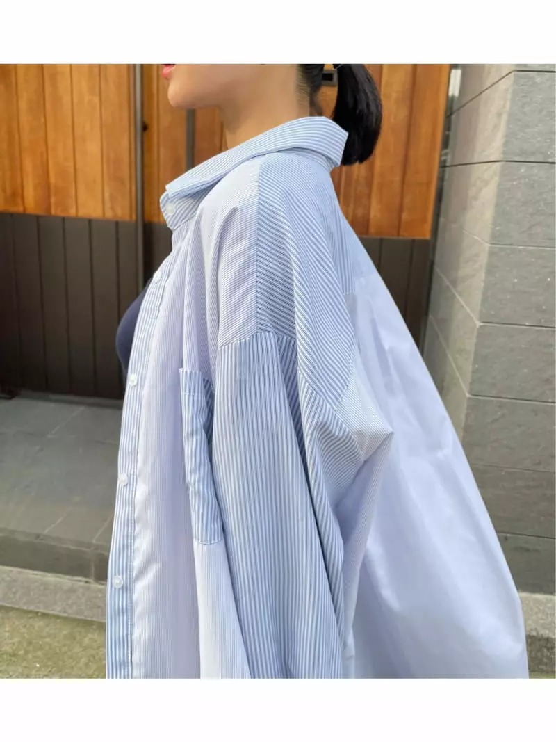 Ryon - Korean Women Fashion - #thatsdarling - Stripes Color Shirt - 10