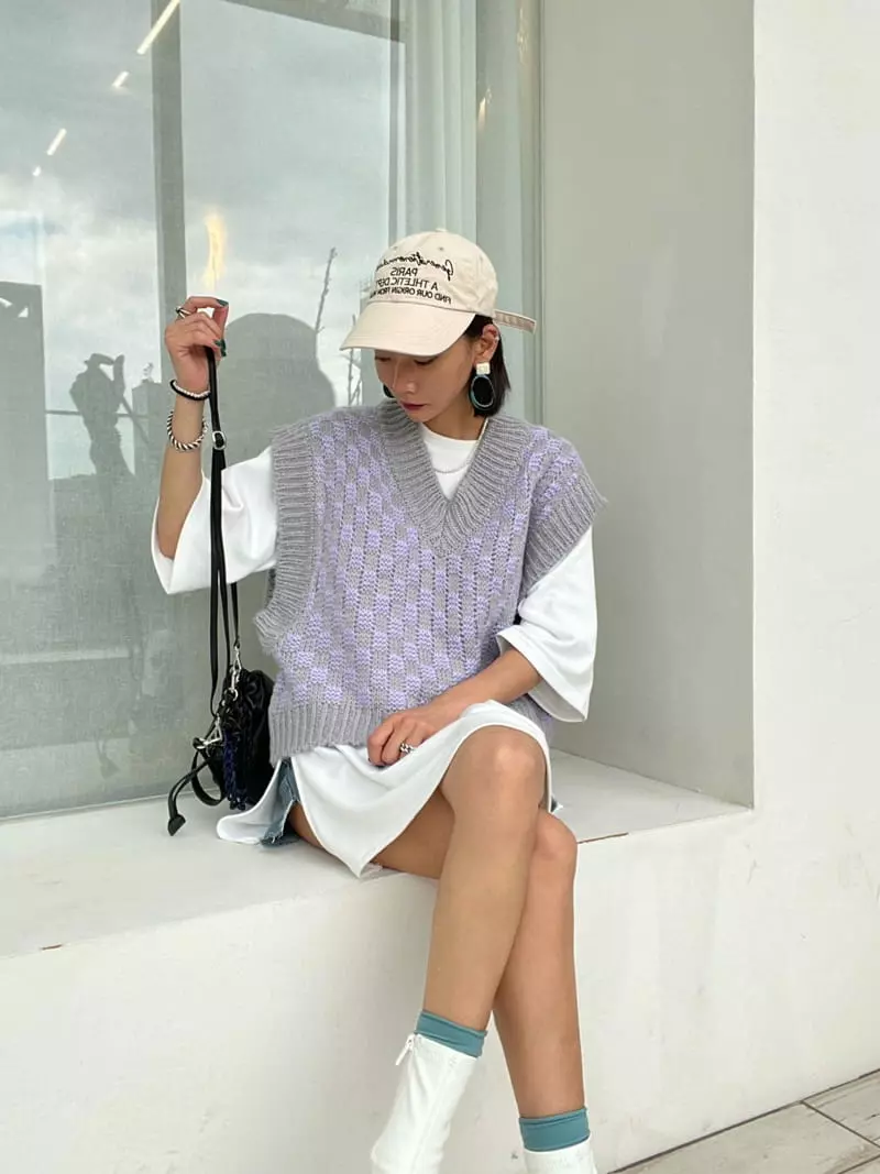 Ryon - Korean Women Fashion - #thelittlethings - Chess Vest - 10