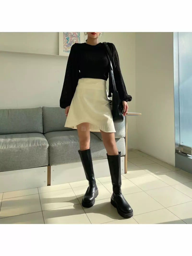 Ryon - Korean Women Fashion - #thelittlethings - Wave Skirt - 5