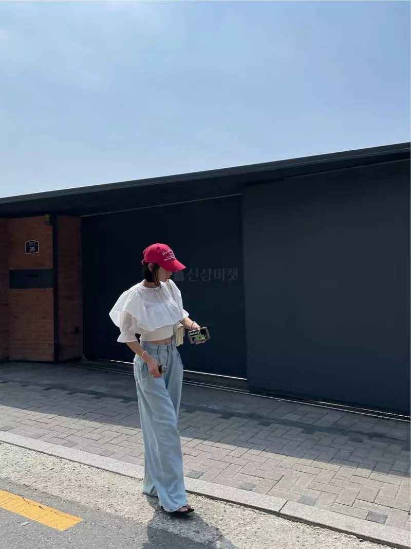 Ryon - Korean Women Fashion - #thatsdarling - Wide Jeans - 4