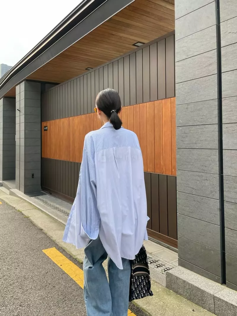 Ryon - Korean Women Fashion - #thelittlethings - Stripes Color Shirt - 11
