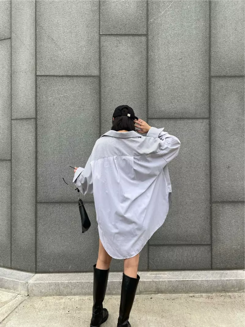 Ryon - Korean Women Fashion - #vintagekidsstyle - Stripes Color Shirt - 5