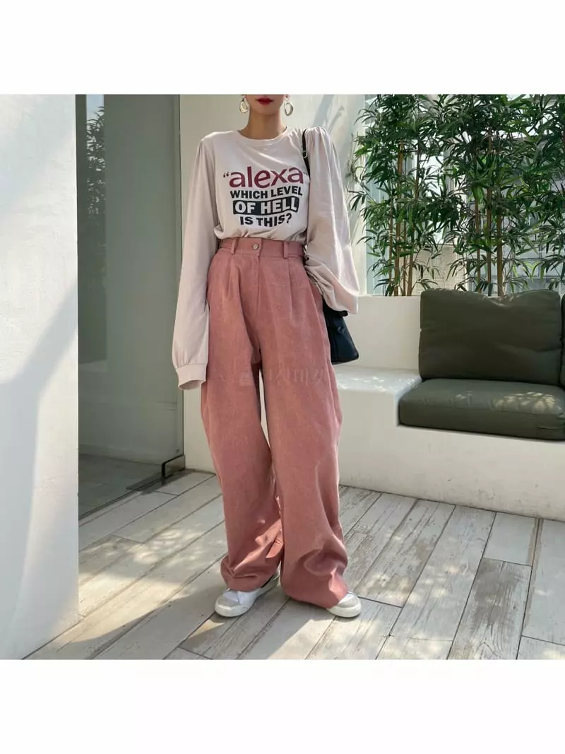 Ryon - Korean Women Fashion - #womensfashion - Pigment Pants - 6