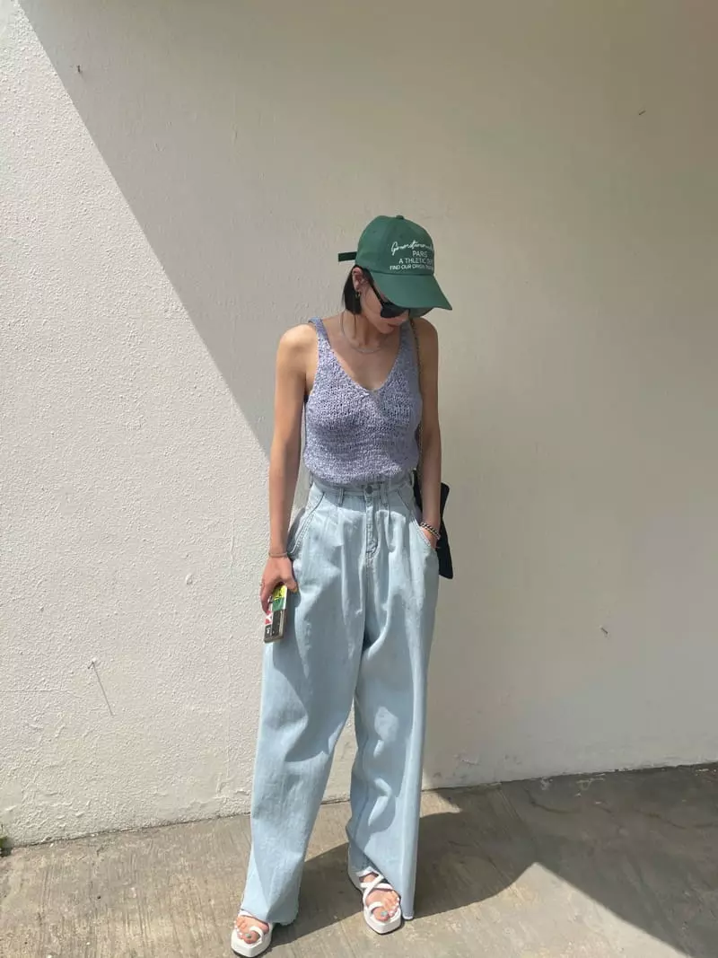 Ryon - Korean Women Fashion - #womensfashion - Wide Jeans - 10